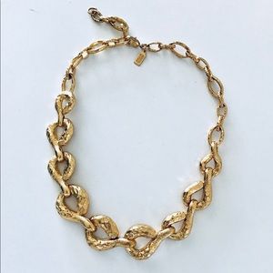 Beautiful Alexis Bittar nautical knot necklace